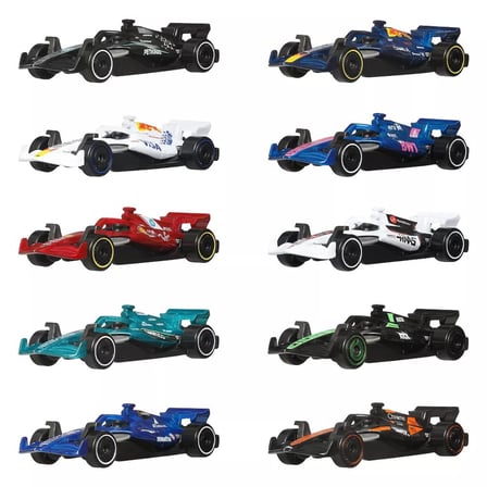 Hot Wheels Formula 1 F1 2025 10'lu Araç Seti Tüm Takımlar 1:64 Ölçek