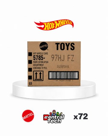 Hot Wheels 2026 J Kolisi 72 Adet Tekli Model Araba Kapalı Koli Fabrika Bantlı