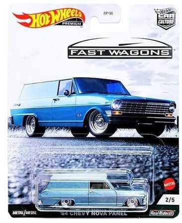 Hot Wheels Premium Car Culture Fast Wagons 1. Set 5’li 1:64 Metal Diecast Araba