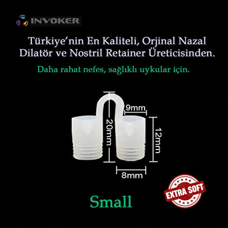 Horlama Önleyici Nazal Dilatör Burun İçi Silikon Apne Aparatı Nostril Burun Nefes Açıcı Silikon Small