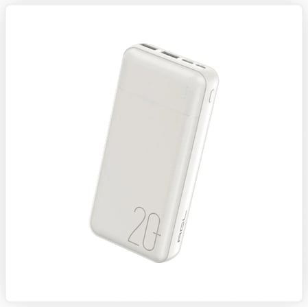 Premium PW105 Powerbank Beyaz 20000 mAh Çift USB 2.4A