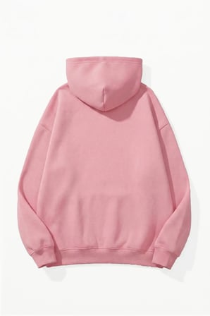 Unisex Yumuşak Dokulu Retro Cherry Baskılı Tasarım Oversize 3 İplik Hoodie Sweatshirt