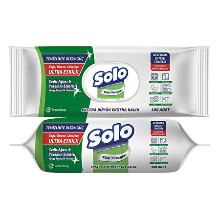 Solo Tüm Yüzeyler ve Cam Yüzeyler Temizlik Havlusu 3 lü Karma Paket