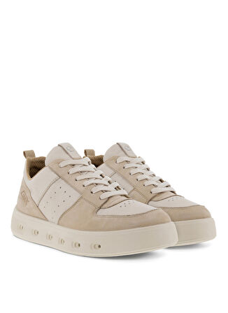 Ecco Bej Kadın Deri Sneaker Street 720 W Beige Limestone