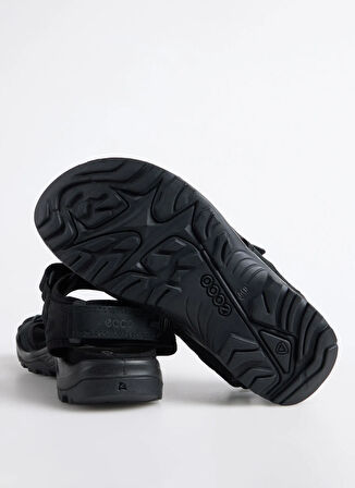 Siyah Yağlı Nubuk  Erkek Sandalet