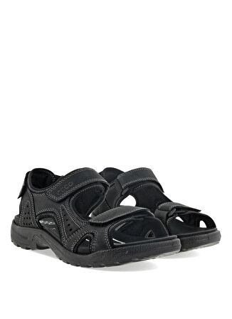 Ecco Nubuk Siyah Erkek Sandalet Onroads M Black Black