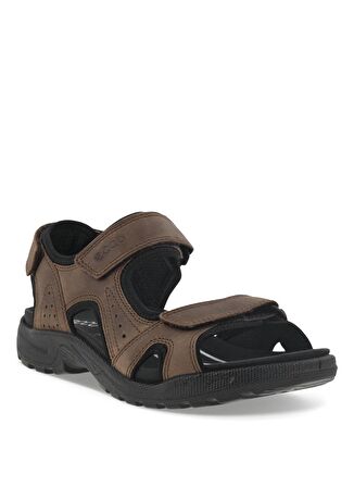 Ecco Nubuk Kahve Erkek Sandalet Onroads M Cocoa Brown Black