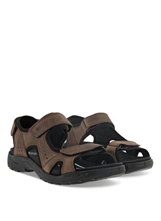 Ecco Nubuk Kahve Erkek Sandalet Onroads M Cocoa Brown Black