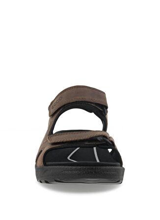 Ecco Nubuk Kahve Erkek Sandalet Onroads M Cocoa Brown Black