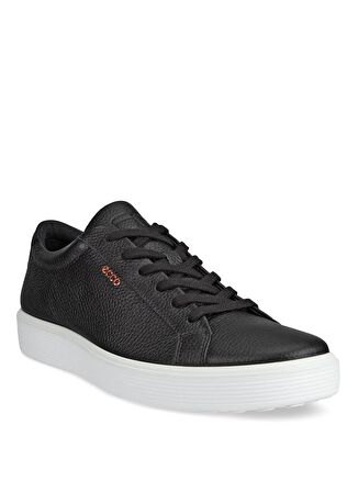 Ecco Deri Siyah Erkek Günlük Ayakkabı Soft 60 M Black