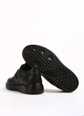 Ecco Siyah Erkek Çocuk Sneaker Street 1 Black Black