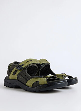 Haki Yağlı Nubuk  Erkek Sandalet