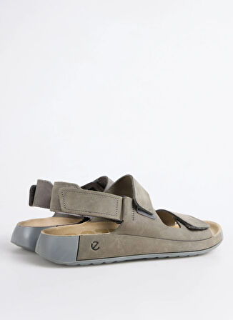 Gri Yağlı Nubuk  Erkek Sandalet