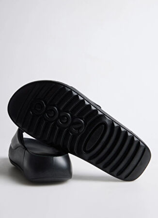 Siyah Kadın Deri  Terlik