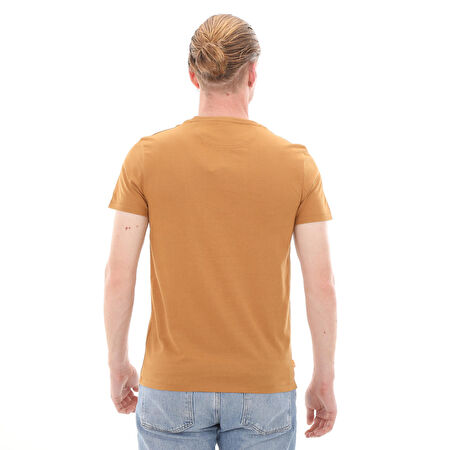 B0A2BPRP471-R Timberland Short Sleeve Tee Erkek T-Shirt Kahve