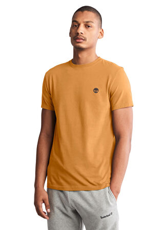 Timberland Kahve Erkek Bisiklet Yaka T-Shirt TB0A2BPRP471_Short Sleeve Tee