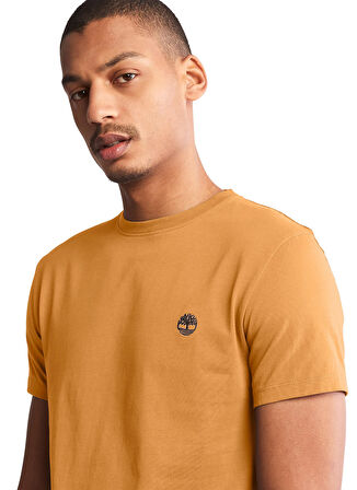 Timberland Kahve Erkek Bisiklet Yaka T-Shirt TB0A2BPRP471_Short Sleeve Tee