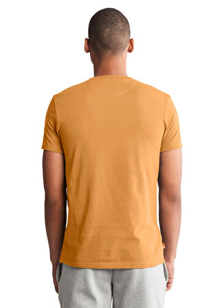 Timberland Kahve Erkek Bisiklet Yaka T-Shirt TB0A2BPRP471_Short Sleeve Tee