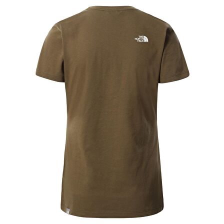 Kadın S/S EASY Tişört Yeşil-M