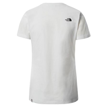 Kadın S/S EASY Tişört Beyaz-XS