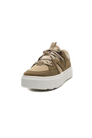 B0A6198EO81-R Timberland Low Lace Up Sneaker Kadın Spor Ayakkabı Haki
