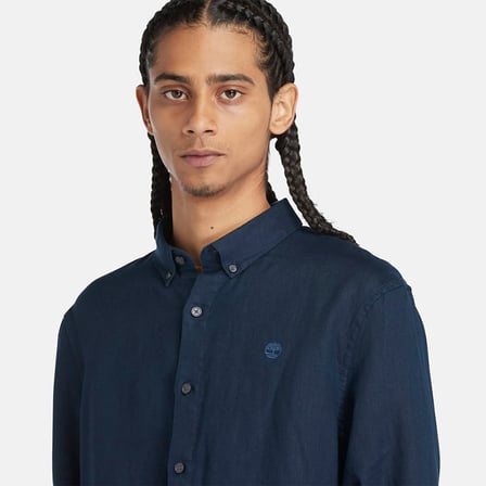 Timberland Mill Brook Linen Shirt Erkek Gömlek