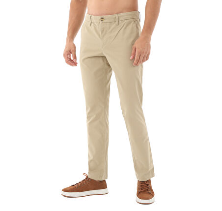 B0A2BYYDH41-R Timberland Twill Chino Pant (Slim) Erkek Pantolon Krem