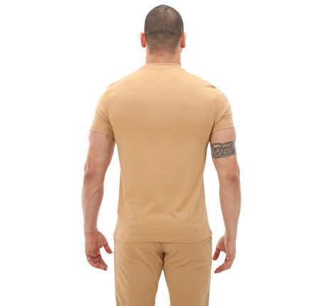 B0A2BPREH31-R Timberland Short Sleeve Tee Erkek T-Shirt Krem