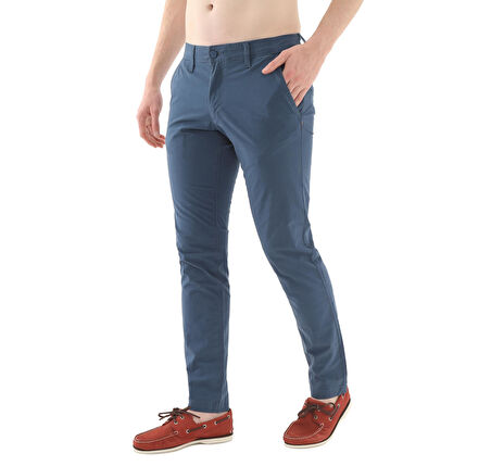 B0A5TUQ2881-R Timberland Claremont Poplin Chino Pant Erkek Pantolon Mavi