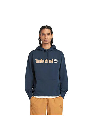 Kennebec River Linear Logo Erkek Sweatshirt Lacivert