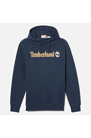 Kennebec River Linear Logo Erkek Sweatshirt Lacivert