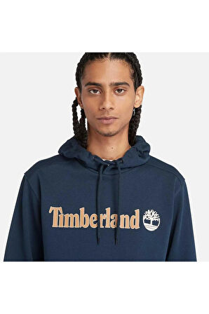 Kennebec River Linear Logo Erkek Sweatshirt Lacivert