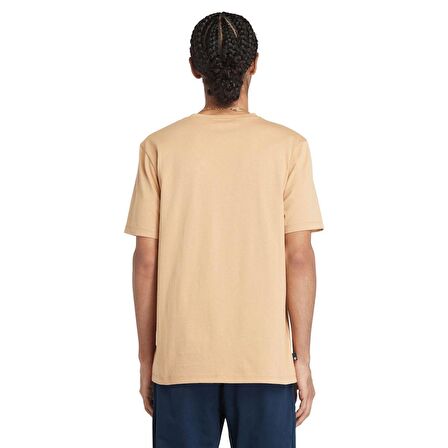 Timberland Camo Linear Logo Short Sleeve Tee Erkek T-Shirt TB0A5UNFEH31