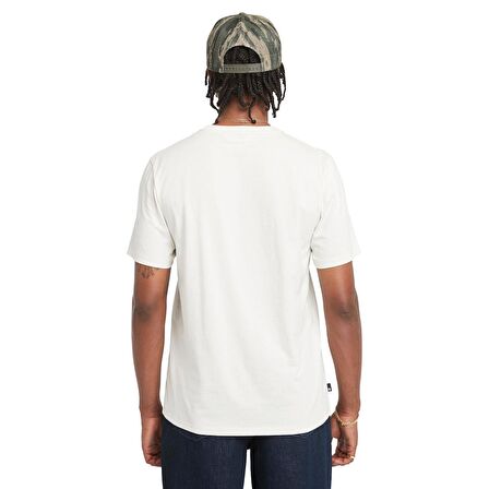 Timberland Camo Linear Logo Short Sleeve Tee Erkek T-Shirt TB0A5UNFCM91