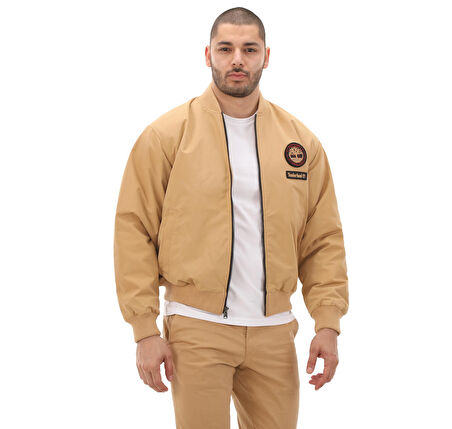 B0A5PWJEH31-R Timberland Lunar New Year Badge Bomber Erkek Ceket Kahve