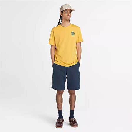 Timberland Back Graphic Short Sleeve Tee Mımosa Erkek T-Shirt