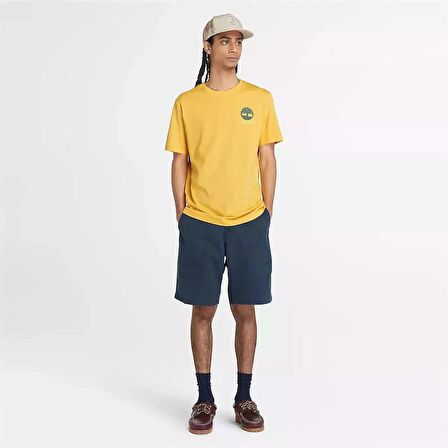 Timberland Back Graphic Short Sleeve Tee Mımosa Erkek T-Shirt