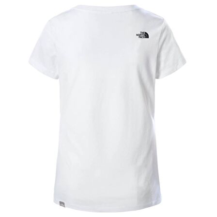 Kadın S/S NeverStopExploring Tişört Beyaz-S