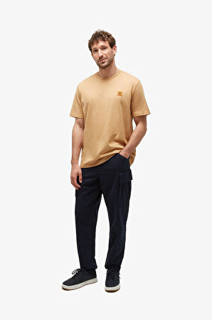 Timberland  Sleeve Woven Badge  Erkek Sarı T-Shirt TB0A5RCEEH31