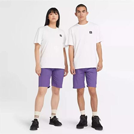 Timberland Short Sleeve Woven Badge Tee Beyaz Erkek T-Shirt