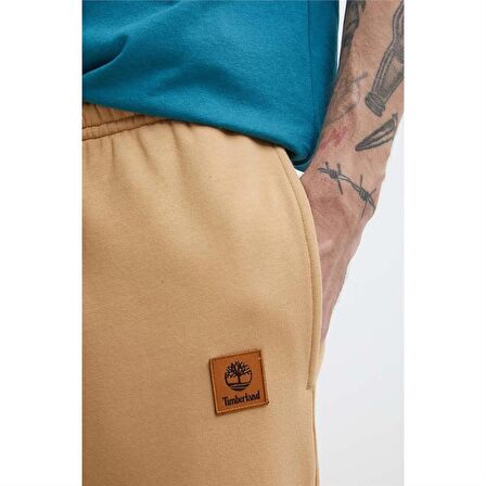 Timberland Woven Badge (Bb) Sweatpant Lıght Wheat Boot Erkek Eşofman Altı