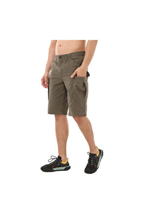 B0A5U1BA581-R Timberland Twill Cargo Short Erkek Şort Ve Kapri Yeşil