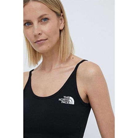 The North Face W Slim Crop Tank Kadın Siyah T-Shirt
