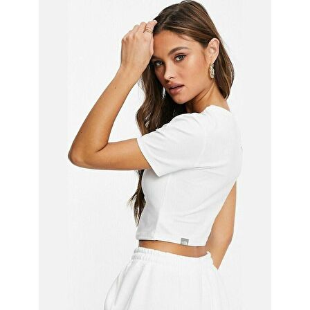 The North Face W CROP S/S TEE Kadın T-Shirt NF0A55AOFN41
