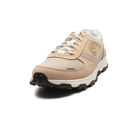 B0A66PWEN71-R Timberland Low Lace Up Sneaker Erkek Spor Ayakkabı Krem