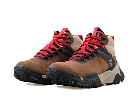 Timberland Motion Scramble Mid Lace Up Gtx Erkek Outdoor Botu TB0A68NYW071 Kahverengi