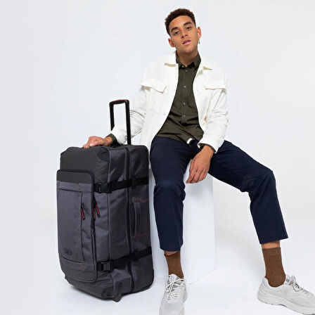 Eastpak Tranverz CNNCT L Accent Grey Büyük Boy Valiz