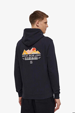 Napapijri B-Boyd H Erkek Siyah Sweatshirt NP0A4HP20411