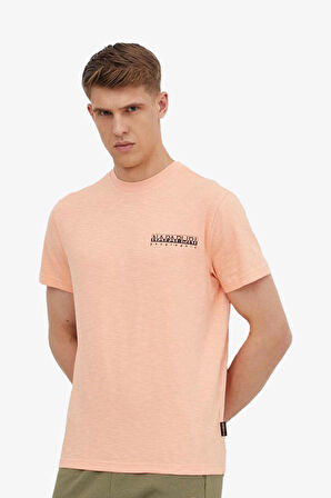 Napapijri S-Martre Erkek Pembe T-Shirt NP0A4HQBP1I1