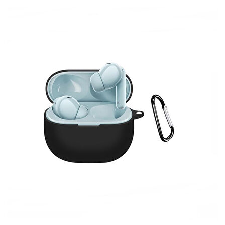 Gpack Xiaomi Redmi Buds 6 Pro uyumlu Kılıf Mat Kancalı Silikon SF13